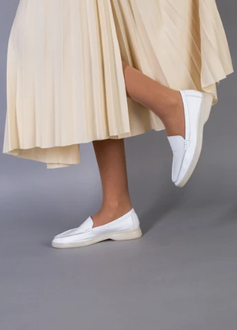 Brand Туфлі ShoesBand білий з натуральна шкіра, — демісезон (257136279)
