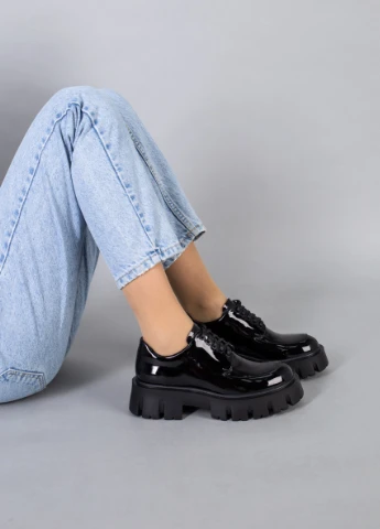 Brand Туфлі ShoesBand чорний з натуральна шкіра, — демісезон (257136271)