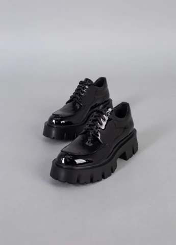 Brand Туфлі ShoesBand чорний з натуральна шкіра, — демісезон (257136271)