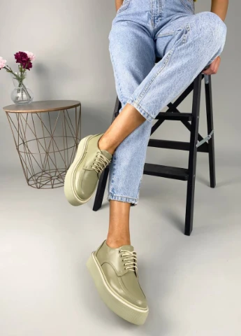 Brand Туфлі ShoesBand хакі з натуральна шкіра, — демісезон (257136299)