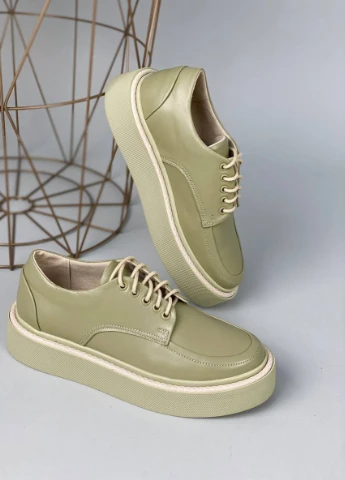 Brand Туфлі ShoesBand хакі з натуральна шкіра, — демісезон (257136299)