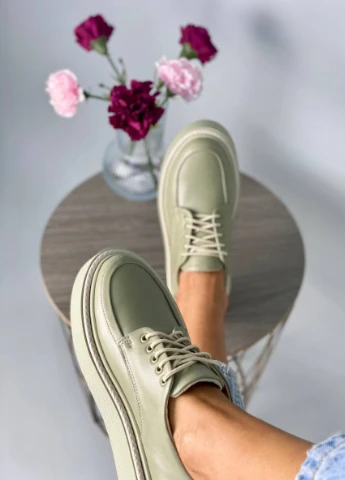 Brand Туфлі ShoesBand хакі з натуральна шкіра, — демісезон (257136299)