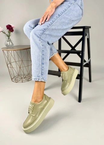 Brand Туфлі ShoesBand хакі з натуральна шкіра, — демісезон (257136299)