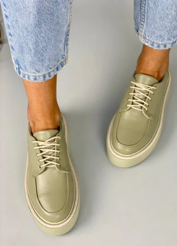 Brand Туфлі ShoesBand хакі з натуральна шкіра, — демісезон (257136299)