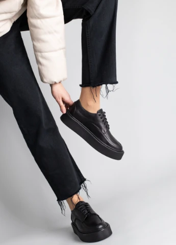 Brand Туфлі ShoesBand чорний з натуральна шкіра, — демісезон (257136173)