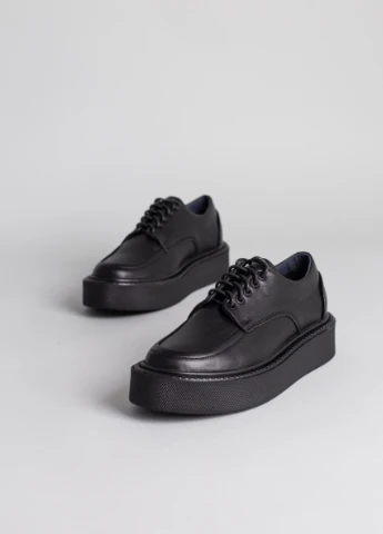 Brand Туфлі ShoesBand чорний з натуральна шкіра, — демісезон (257136173)