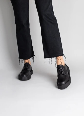 Brand Туфлі ShoesBand чорний з натуральна шкіра, — демісезон (257136173)