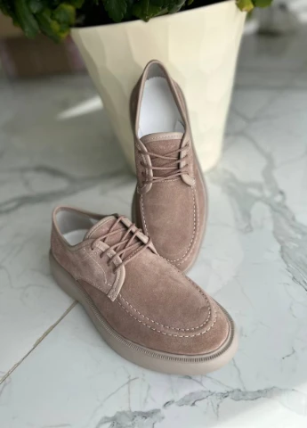 Brand Туфли ShoesBand бежевый з натуральная замша, — демисезон (257136420)