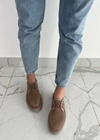 Brand Туфли ShoesBand бежевый з натуральная замша, — демисезон (257136420)