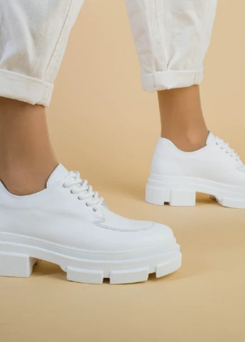 Brand Туфли ShoesBand белый з натуральная кожа, — демисезон (257136572)