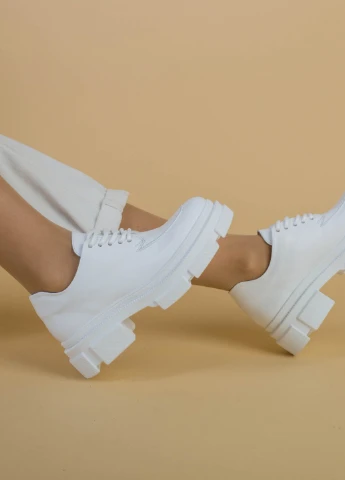Brand Туфли ShoesBand белый з натуральная кожа, — демисезон (257136572)