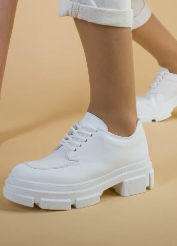 Brand Туфли ShoesBand белый з натуральная кожа, — демисезон (257136572)