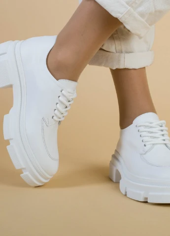 Brand Туфли ShoesBand белый з натуральная кожа, — демисезон (257136572)