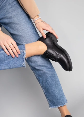 Brand Туфлі ShoesBand чорний з натуральна шкіра, — демісезон (257136238)