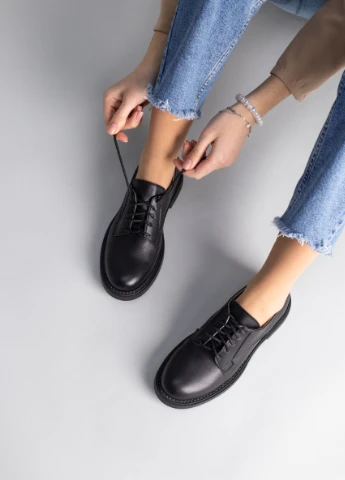 Brand Туфлі ShoesBand чорний з натуральна шкіра, — демісезон (257136238)