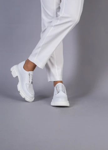 Brand Туфли ShoesBand белый з натуральная кожа, — демисезон (257136430)