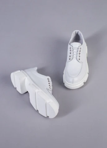 Brand Туфли ShoesBand белый з натуральная кожа, — демисезон (257136430)