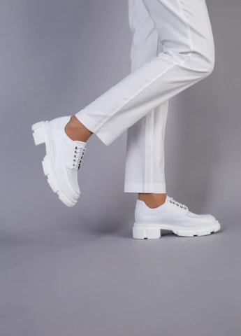 Brand Туфли ShoesBand белый з натуральная кожа, — демисезон (257136430)