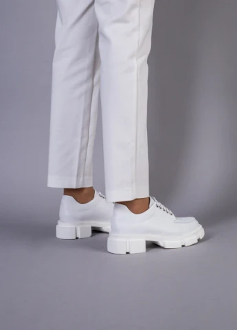 Brand Туфли ShoesBand белый з натуральная кожа, — демисезон (257136430)