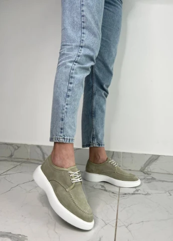Brand Туфлі ShoesBand оливковий з натуральна замша, — демісезон (257136200)