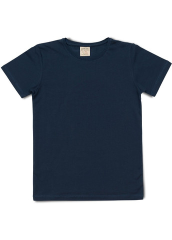 Комбинированная футболка детская базовая (3030-140-blue) Lovetti