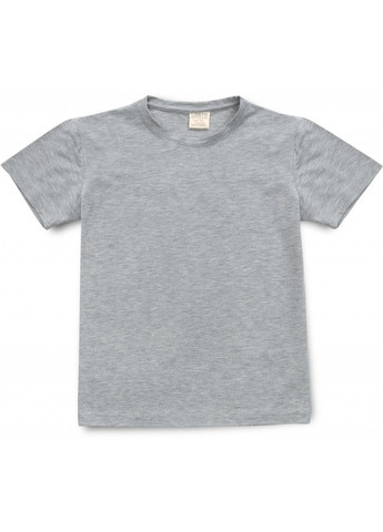 Комбинированная футболка детская базовая (3031-146-gray) Lovetti