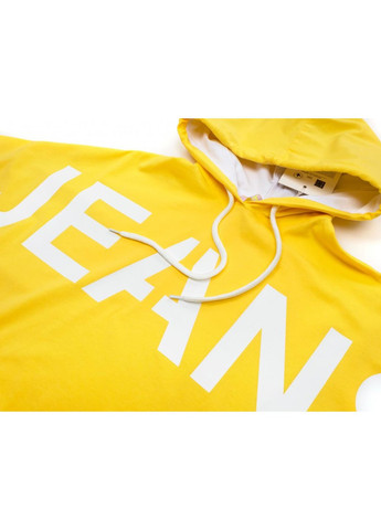 Комбинированная футболка детская "jeans" (7008-164g-yellow) A-yugi