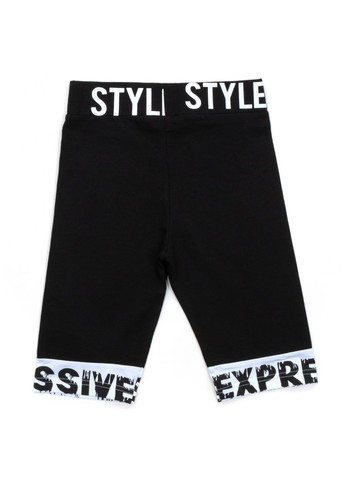 Комбінована футболка дитяча з капрі (7015-140g-black) A-yugi