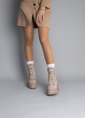 Осенние ботинки shoesband Brand без декора из натуральной замши