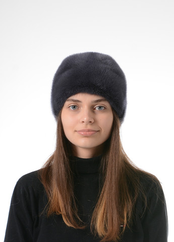 Женская зимняя теплая норковая шапка Меховой Стиль подковка (257161623)