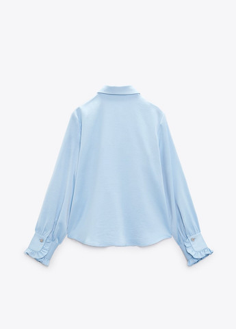 Блакитна демісезонна блуза Zara