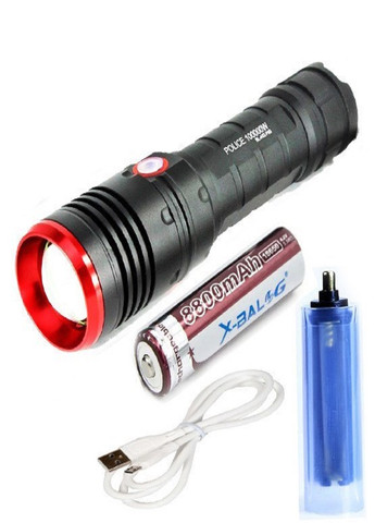 Ліхтар акумуляторний тактичний ручний ліхтарик 15Вт X-Balog BL A02 P50 No Brand (257135490)