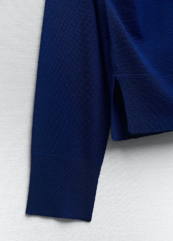 Темно-синій демісезонний светр Zara