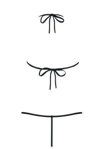 Чорний боді еротичне luiza teddy Obsessive