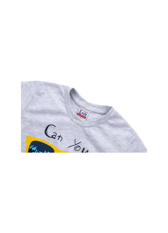 Серый летний набор детской одежды с очками (8776-92b-gray) E&H