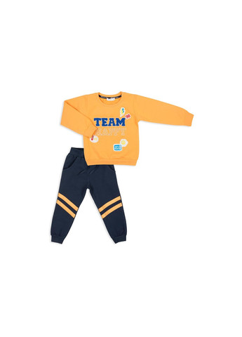Желтый демисезонный набор детской одежды "team happy" (12150-98b-yellow) Breeze