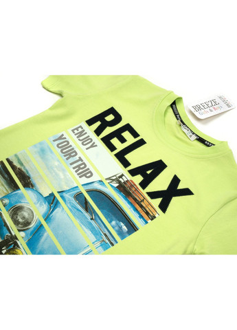 Зелений літній набір дитячого одягу "relax" (14382-110b-green) Breeze