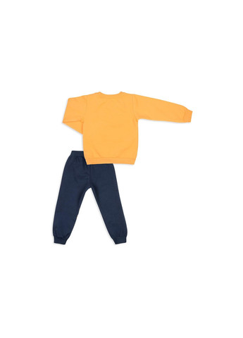 Желтый демисезонный набор детской одежды "team happy" (12150-128b-yellow) Breeze