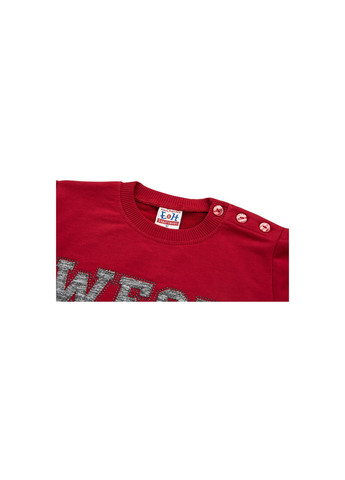 Красный демисезонный набор детской одежды кофта с брюками "west coast" (8248-86b-red) Breeze