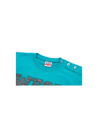 Блакитний демісезонний набір дитячого одягу кофта з брюками "west coast" (8248-104b-blue) Breeze