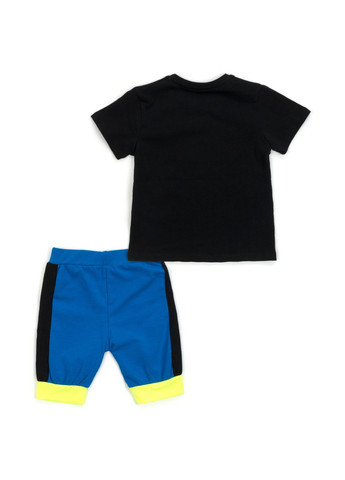 Черный летний набор детской одежды футболка с бриджами (m-120-116b-black) H.A