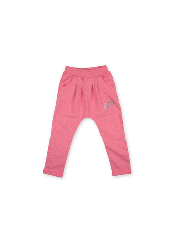 Коралловый демисезонный набор детской одежды кофта и брюки персиковый меланж (8013-92g-peach) Breeze