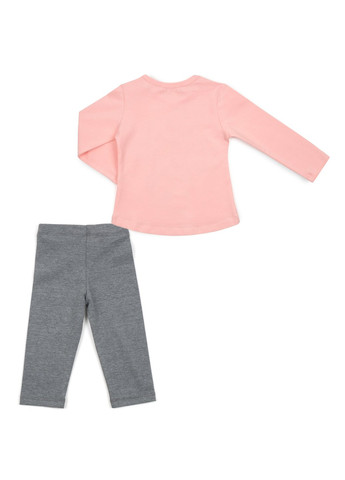 Комбінований демісезонний набір дитячого одягу з ведмедиком (13298-74g-peach) Breeze