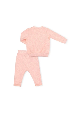 Персиковый демисезонный набор детской одежды с зайчиками (10214-98g-peach) Breeze