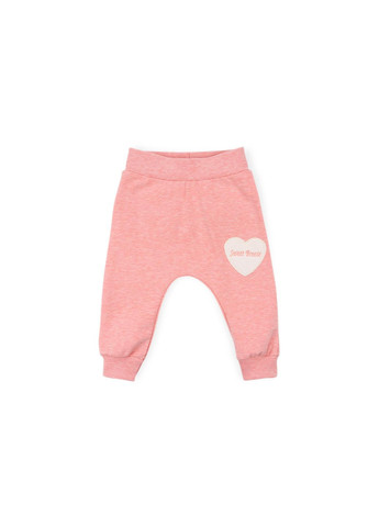 Комбинированный демисезонный набор детской одежды с сердечком и оборочкой (11261-98g-peach) Breeze