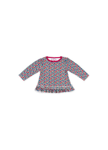 Комбінований демісезонний набір дитячого одягу для дівчаток: кофточка, штанці та хутряний жилет (g8070.9-12) Luvena Fortuna