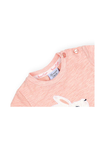 Персиковый демисезонный набор детской одежды с зайчиками (10214-86g-peach) Breeze