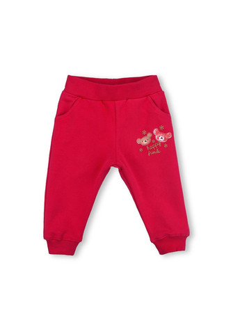 Комбинированный демисезонный набор детской одежды с лесными зверятами (9400-80g-red) Breeze