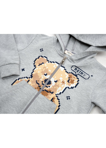 Спортивный костюм с медвежонком (18105-110B-gray) Breeze (257139720)