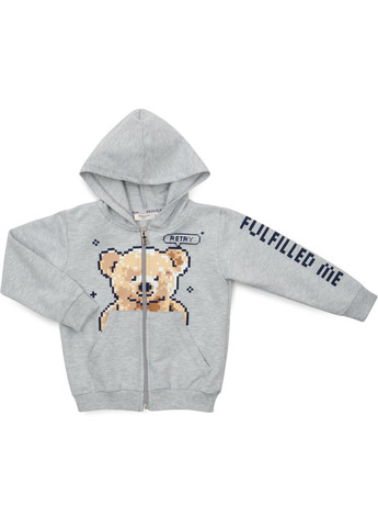 Спортивный костюм с медвежонком (18105-110B-gray) Breeze (257139720)